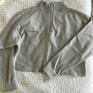 Lunya Cozy Cotton Silk Sweater size S